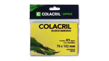 Bloco Ades 76x102 Colacril Amarelo