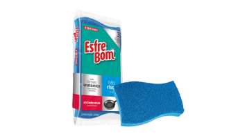 Esponja Multiuso Antiaderente Esfrebom C/3 (teflon)