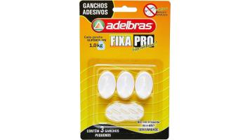 Ganchos Adesivos Adelbras C/3 Removível