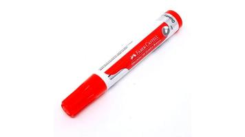 Marcador Quadro Branco Vermelho Faber Castell