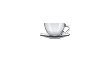 Xicara E Pires De Café 90ml Diamante Nadir