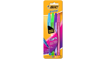 Caneta Bic Fashion Shimers Jogo C/4