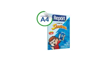 Sulfite A4 100f Color Azul Report