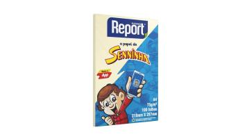 Sulfite A4 100f Color Amarelo Report