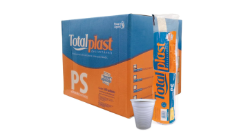 Copo Descartável Ps 400ml Totalplast Branco Cx/ 20 Pcts