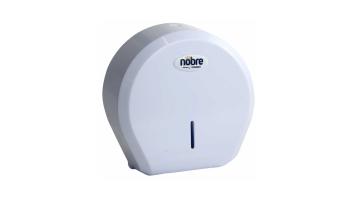 Dispenser Papel Higienico Rolão Branco Nobre Simples Preto New Classic 300/500mt - 40000