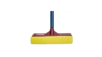 Rodo Espuma Amarela Plast Passa Cera Duplas - 779 Com Cabo
