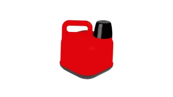Garrafao Termico Mor Simples 3,0l Vermelho Mor