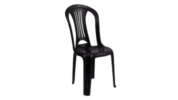 Cadeira Plast Bistro Mor Preta 15151140