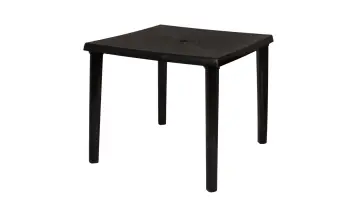 Mesa Plastica Desmontavel Quadrada Mor Preta - 15151402