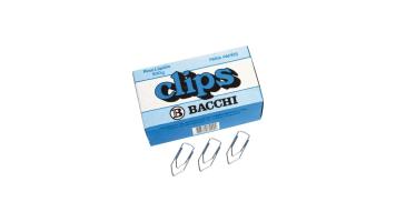 Clips 6/0 Cx 500g Bacchi Niquelado - 606103