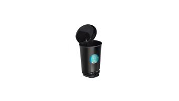 Lixeira 10l Pedal Oval  Arqplast - 25805