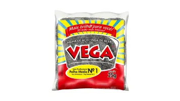 Esponja Palha De Aco N.1 25g Vega