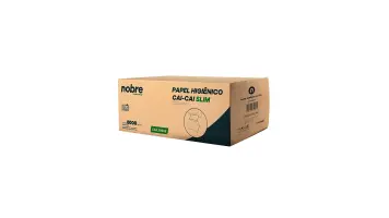 Papel Cai Cai Higien Nobre Slim 8000fls 10x20 - 39026