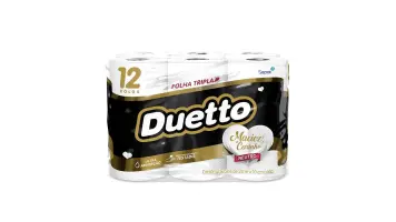 Papel Higienico Fl Tripla 20mt Duetto  Pct/12 Rolos