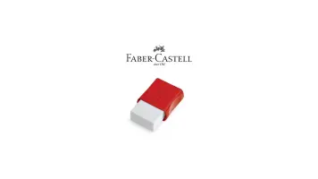 Borracha C/ Capa Tk Faber Vermelha Cx/24