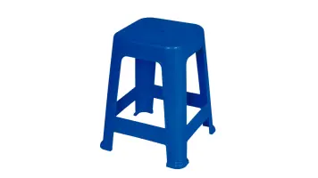 Banqueta Plast Mor Azul