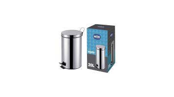 Lixeira Inox 20l C/pedal Agata Mor - 8224