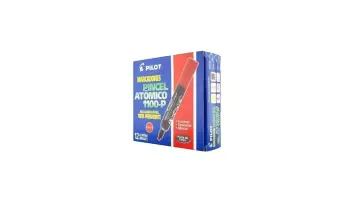 Marcador Perm Pincel Atomico Vermelho Pilot 1100 Cx/12 Recarr