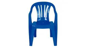 Cadeira Plast Poltrona Mor Azul