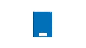 Caderno Costurado 96f Azul Jandaia - 0052-55