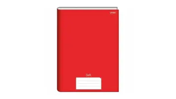 Caderno Costurado 96f Vermelho Jandaia - 00055-55