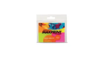 Bloco Ades 38x50  Maxprint C/4 Neon C/100fls