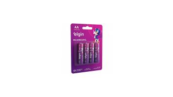 Pilha Aa Recarregavel Elgin C/4