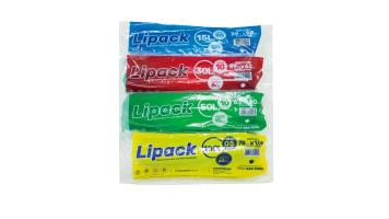 Saco Lixo  50l Rolo Verde Lipack C/10 Unid