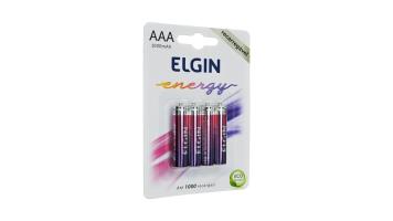 Pilha Aaa Recarregavel Elgin C/4