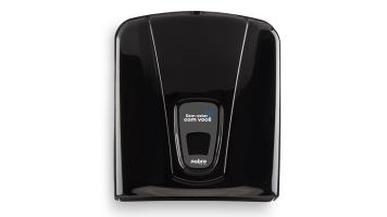 Dispenser Papel Toalha Interfolha Preto Nobre C/ Visor- 40350