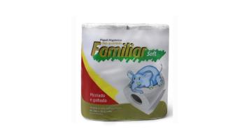Papel Higienico Fl Simples 30mt Familiar Soft Pct/4 Rolos