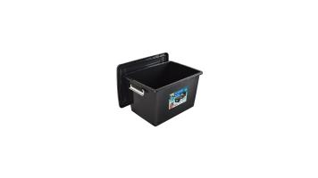 Caixa Organiz 56l Preta Trava  Arqplast - 25793 - Container