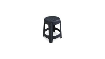 Banqueta Plast Rattan Preta Arqplast - 25618